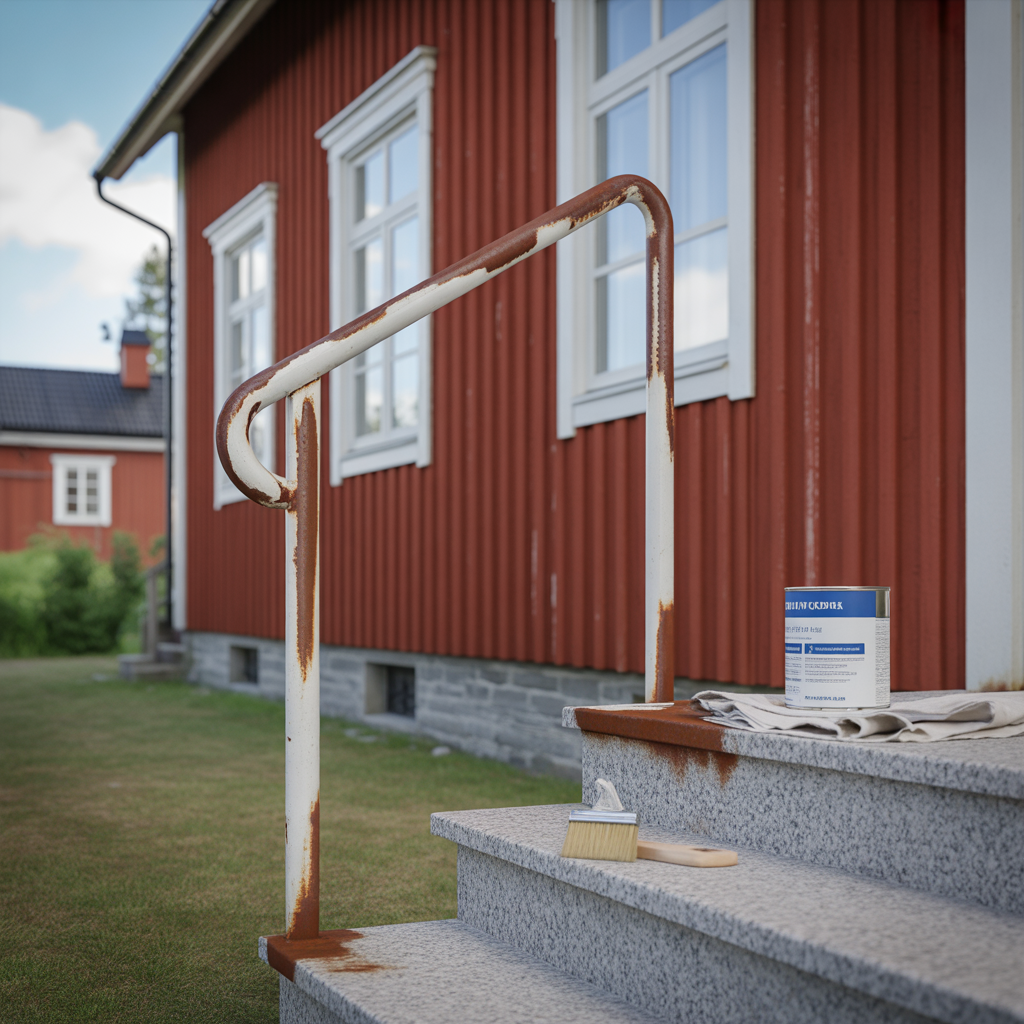 metallracken utomhus guide till rostskydd och malning